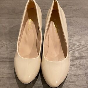 Chic Beige Women's Heels